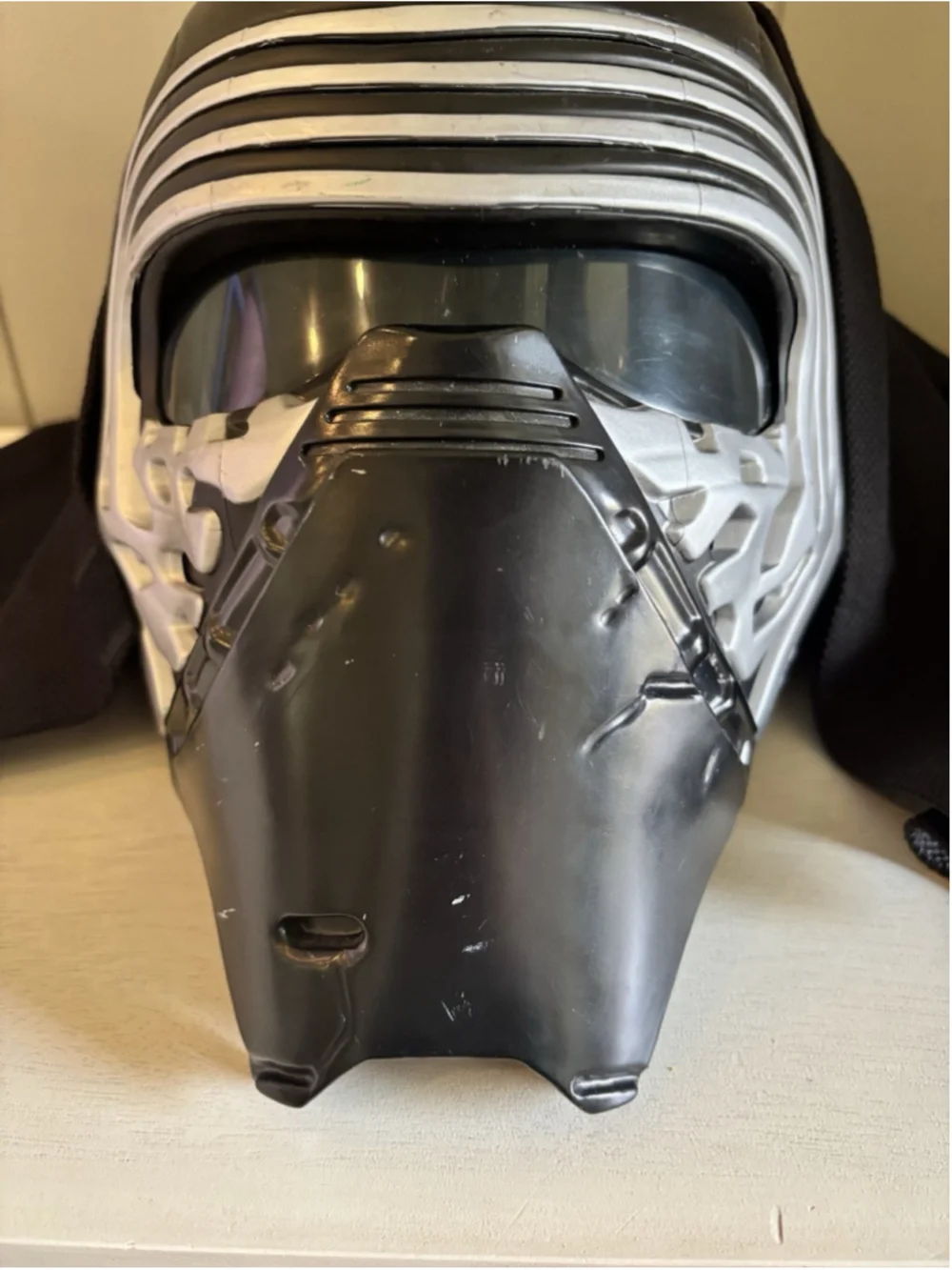 Star Wars Kylo Ren Disney Electronic Voice Change Mask Helmet w/ Cowl Hood WORKS